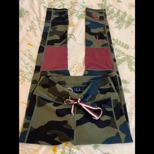 Workout camouflage leggings